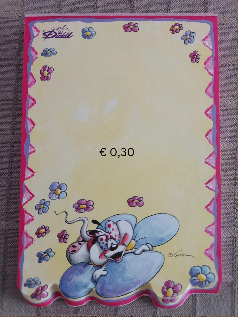 * Diddl relief blaadje 75 *